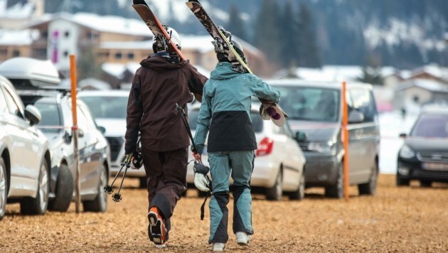 Im Skiort Flachau liegt die 7-Tage-Inzidenz bei über 4000 (Bild: Scharinger Daniel)