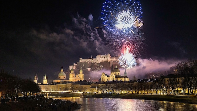 Nur das große Feuerwerk über der Festung ist erlaubt (Bild: Stadt Salzburg)