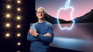 Apple-Chef Tim Cook hat einen „unerschütterlichen Glauben an die Zukunft Amerikas“. (Bild: APA/AFP/Apple Inc./Handout)