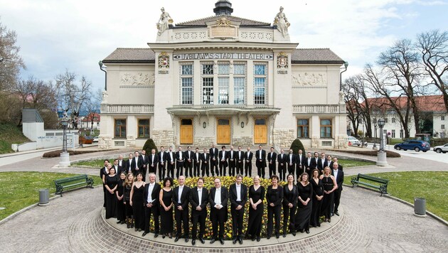 Das Kärntner Sinfonieorchester des Stadttheaters begeistert auch solistisch. Bis Juni stehen fünf Konzerte auf dem Programm. (Bild: KSO Gernot Gleiss)