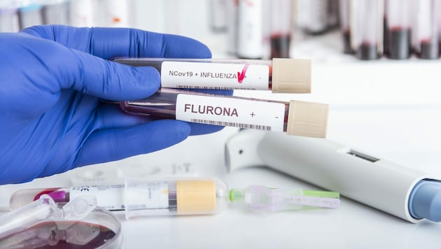 „Flurona“ nennt man eine Doppelansteckung mit Corona und Influenza. (Bild: Juan - stock.adobe.com)