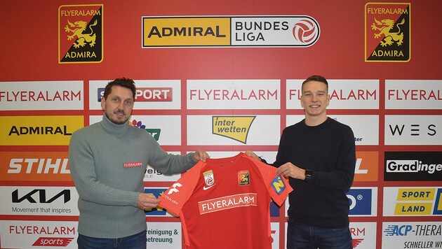 Marcel Ketelaer (li.) und Samuel Major (Bild: FC Flyeralarm Admira)