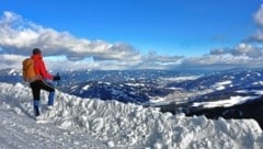 Herrlicher Ausblick von Wanderung auf die Mugel (Bild: Weges)