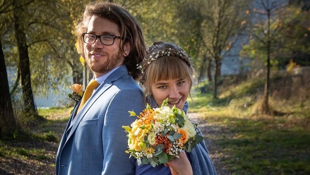 Auch das Wetter spielte mit: Herbstsonne am Hochzeitstag (Bild: zVg)