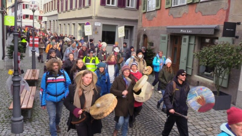 Die Polizei sprach von rund 4500 Teilnehmern. (Bild: Maurice Shourot)