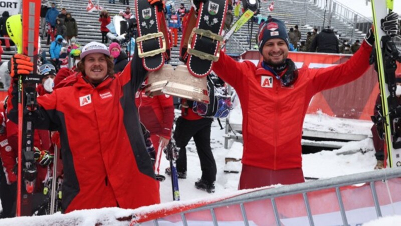 Manuel Feller und Johannes Strolz (Bild: GEPA pictures)