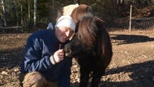 Andreas Nussbaumer mit Pony Wendy.