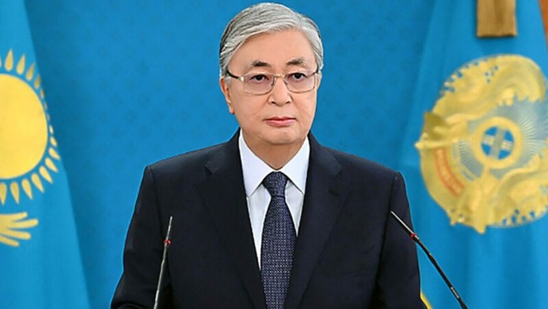 Kasachstans Präsident Kassym-Schomart Tokajew (Bild: APA/AFP/Kazakhstan Presidential Press Office/Handout)