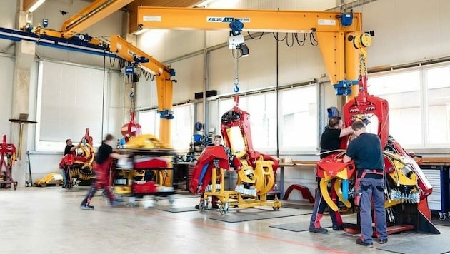 Konrad-Forstmaschinen stehen sogar weltweit im Einsatz (Bild: Verein der Lavanttaler Wirtschaft)