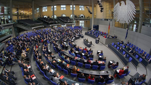 Der deutsche Bundestag (Bild: AP)