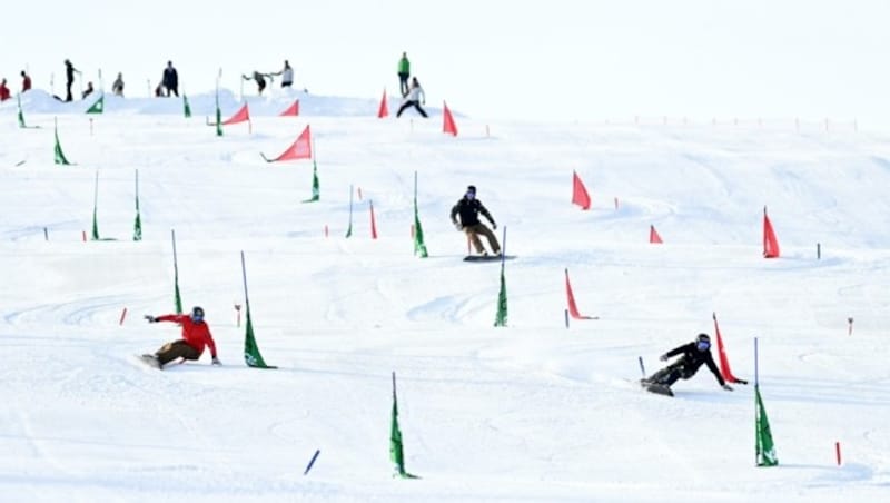 Der neue Weltcup-Hang am Hocheck ist bereits seit Jahren ein beliebter Trainingshang für viele Nationen. (Bild: F. Pessentheiner)