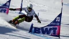 Da war die Welt noch in Ordnung: Sabine Schöffmann auf dem Weg Richtung Ziel. (Bild: Tröster Andreas)