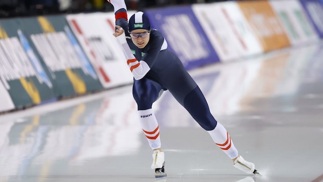 Bei den Olympischen Spielen in Peking wird Vanessa Herzog (26) über 500 m und 1000 m starten. (Bild: Jeffrey Swinger)