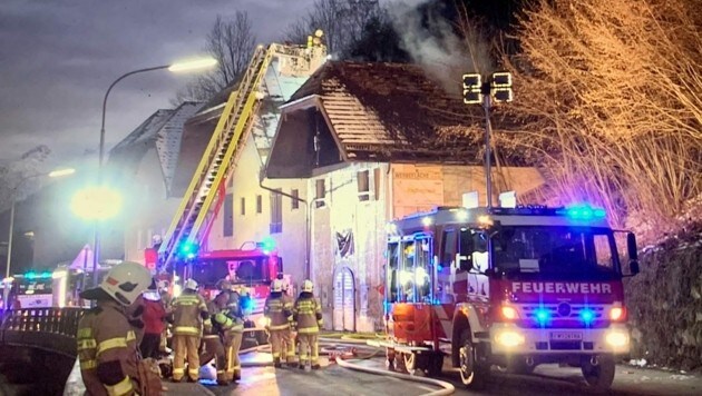 Brand in Hallein (Bild: Markus Tschepp)