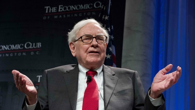 Warren E. Buffett , der viertreichste Mann der Welt, ist für seine Spendenfreudigkeit bekannt. (Bild: NICHOLAS KAMM)