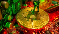 Bitcoin ist eine digitale Krypto-Währung. (Bild: Dado Ruvic)