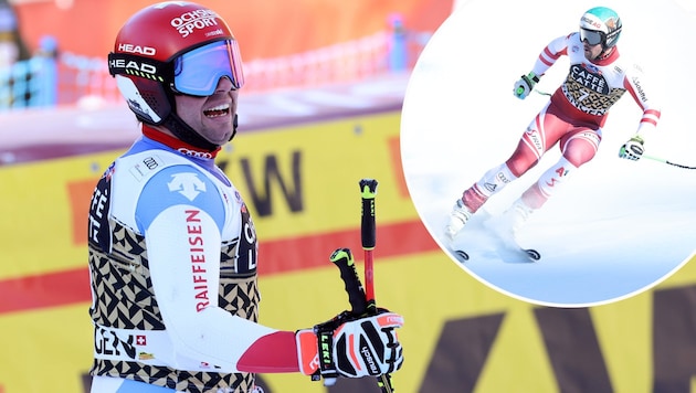 Beat Feuz (li.) und Vincent Kriechmayr (Bild: GEPA )