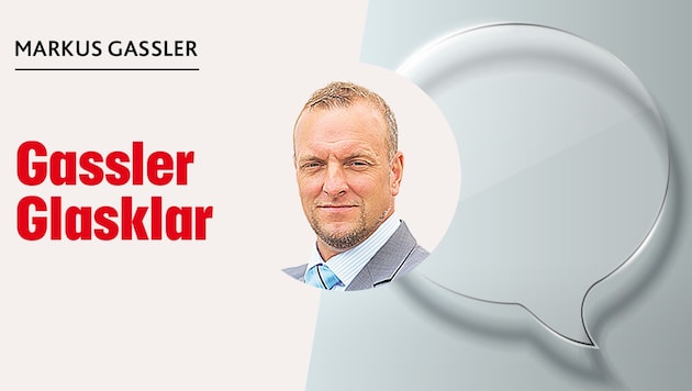 "Tiroler Krone" CvD Markus Gassler is less than pleased about the statement "Vurschrift is Vurschrift" (Bild: stock.adobe.com, Krone KREATIV)