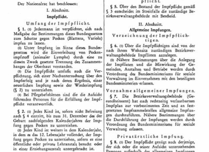 Auszug des Bundesgesetzes vom 30. Juni 1948 (Bild: ris.bka.gv.at)