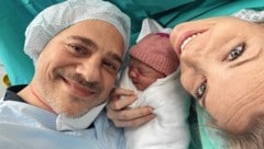 Familie an erster Stelle: Leo Aberer, seine Natascha & Baby Lia (Bild: Leo Aberer)