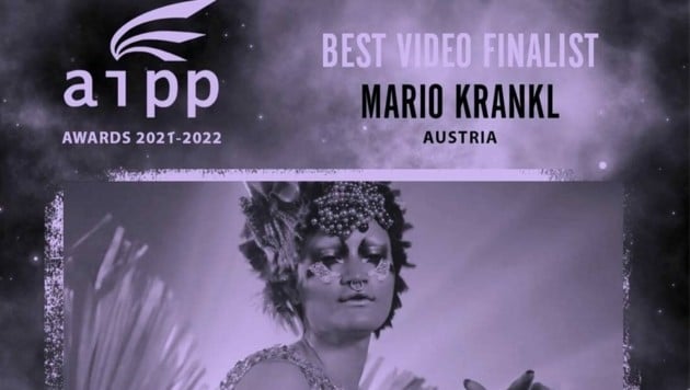 Der Salzburger Coiffeur Mario Krankl konnte sich eine Nominierung bei einem internationalen Award sichern. (Bild: Mario Krankl / AIPP)