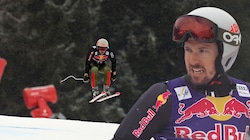 Marcel Hirscher im Trikot von Lars Tragl. (Bild: Sepp Pail, GEPA, Krone KREATIV)