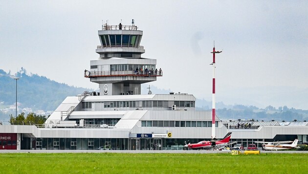 68.509 Passagiere wurden am Vorjahr am Flughafen in Linz abgefertigt. (Bild: Alexander Schwarzl)