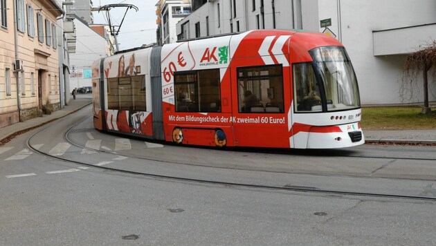 Dieser Straßenbahn-Gleisbogen wird heuer im Sommer ausgetauscht. (Bild: Christian Jauschowetz)