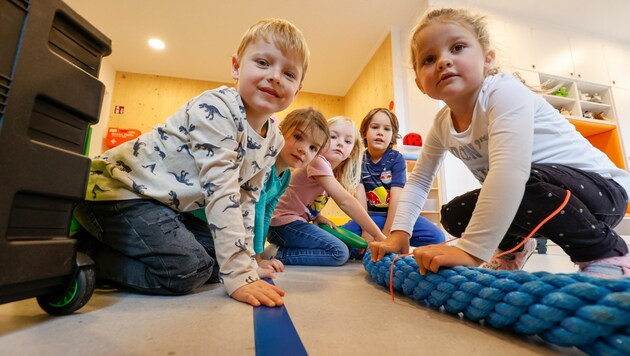 Ab 2023 soll der Kindergarten Zweijährigen offen stehen. (Bild: Tschepp Markus)