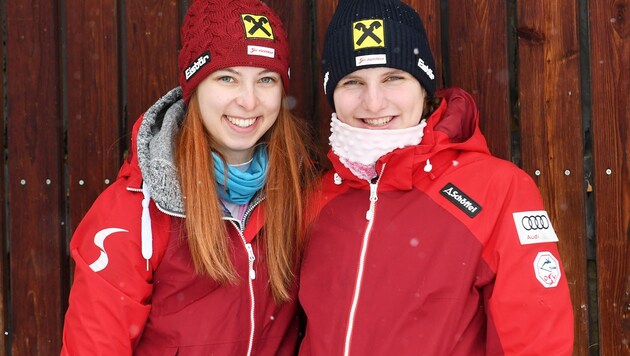 Klara Sykora und Barbara Aigner (Bild: GEPA pictures)