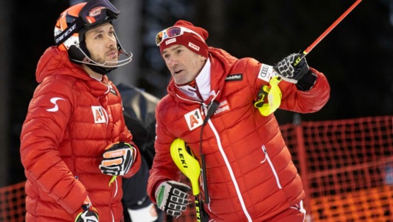 Andreas Puelacher mit Michael Matt (Bild: GEPA pictures)