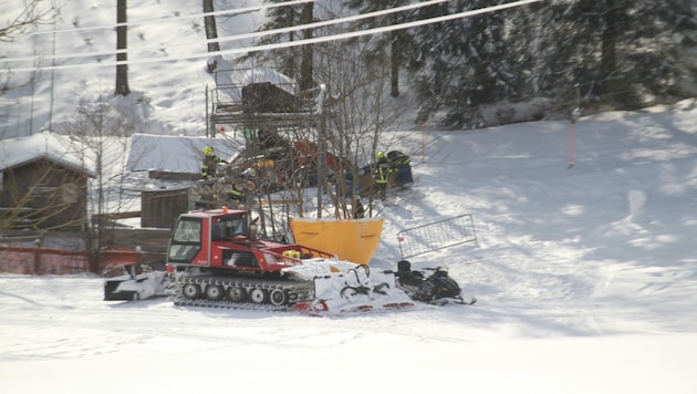 Der tödliche Unfall passierte bei der Talstation (Bild: Christoph Gantner)