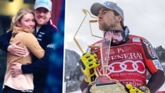 Aleksander Aamodt Kilde und Mikaela Shiffrin (Bild: APA, instagram, krone.at-grafik)