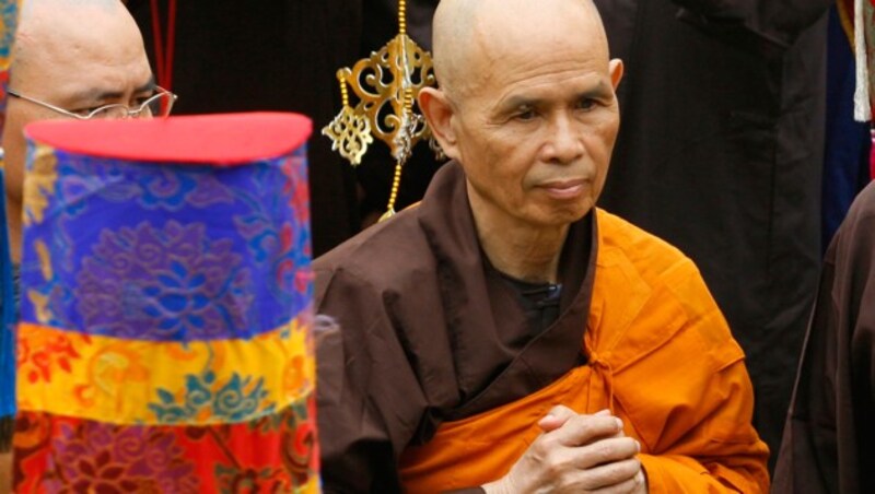 Seine Schüler nannten Thich Nhat Hanh schlicht „Thay“: Lehrer. (Bild: ASSOCIATED PRESS)