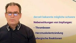 Ein Online-Video als Aufreger: Oberst Manfred Scheinast hält gar nichts von der Impfung . (Bild: Screenshot/YouTube)