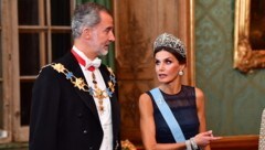 König Felipe und Königin Letizia von Spanien (Bild: Jonas Ekstromer / TT News Agency / picturedesk.com)