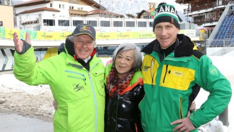 Erfolgreiches Familien-Business: Hans Grogl mit Gattin Elisabeth und Sohn Silvester (Bild: Jauschowetz Christian)