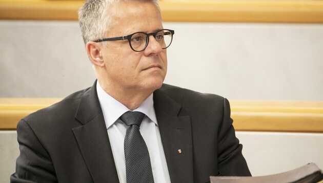 ÖVP-Klubobmann Roland Frühstück will in Sachen „Parteiengesetz neu“ erst abwarten, was der Bund macht. (Bild: Maurice Shourot)