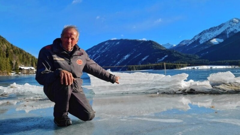 Weißensee-Eismeister Norbert Jank (Bild: Norbert Jank)