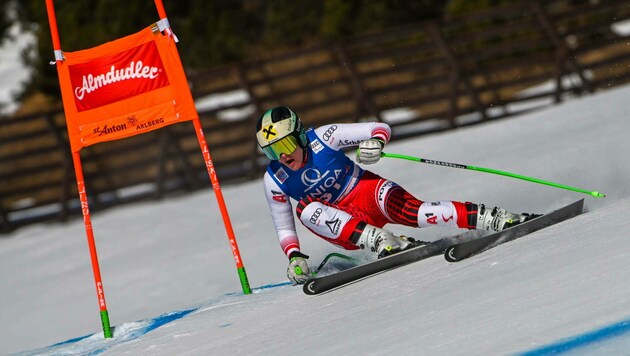 In der ersten Europacupabfahrt von St. Anton machte die dreifache Junkorenweltmeisterin von 2020, die Lecherin Magdalena Egger, großartige Figur. (Bild: GEPA pictures)