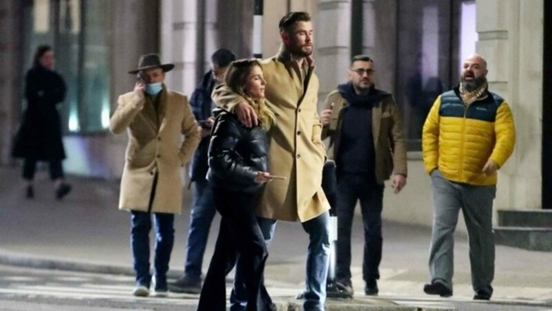 Gemeinsam mit seiner Ehefrau Elsa Pataky genießt Chris Hemsworth momentan romantische Stunden in London. (Bild: www.photopress.at)