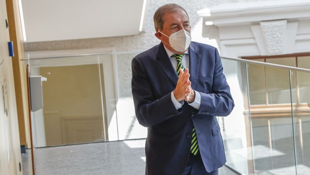 Ex-Bürgermeister Heinz Schaden, hier beim Prozess im September im Landesgericht (Bild: Tschepp Markus)