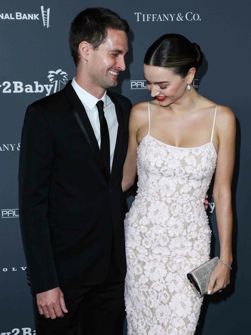 Miranda Kerr ist mit Evan Spiegel glücklich. (Bild: www.photopress.at)