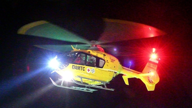 Per Christophorus-Helikopter kam die Frau ins Spital (Bild: P. Huber (Symbolbild))