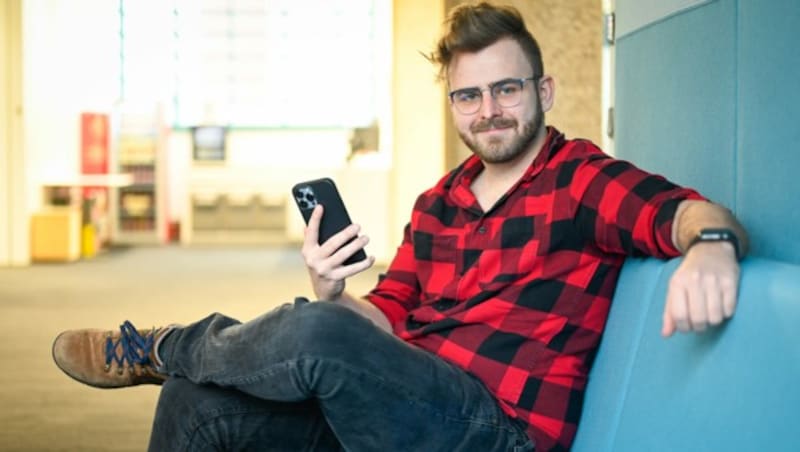 Martin Engleder ist nun für die technologische Weiterentwicklung der App zuständig. (Bild: Alexander Schwarzl)