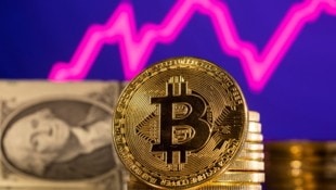 Der Bitcoin ist für seine hohen Kursschwankungen bekannt. (Bild: REUTERS)