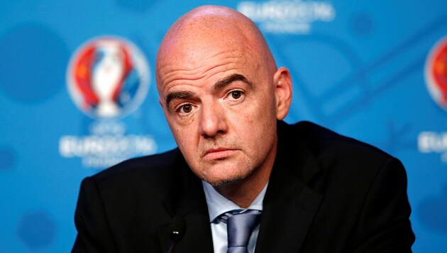 Der FIFA-Vorsitzende, Gianni Infantino. (Bild: REUTERS)