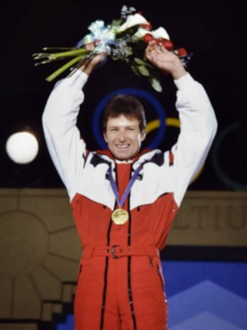 Strolz senior war dreimal bei Olympischen Spielen dabei und gewann 1988 in Calgary Gold in der Kombination. (Bild: Schaadfoto/Werek)