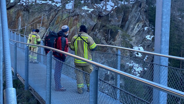 Zahlreiche Einsatzkräfte waren an der Suche beteiligt (Bild: zoom.tirol)