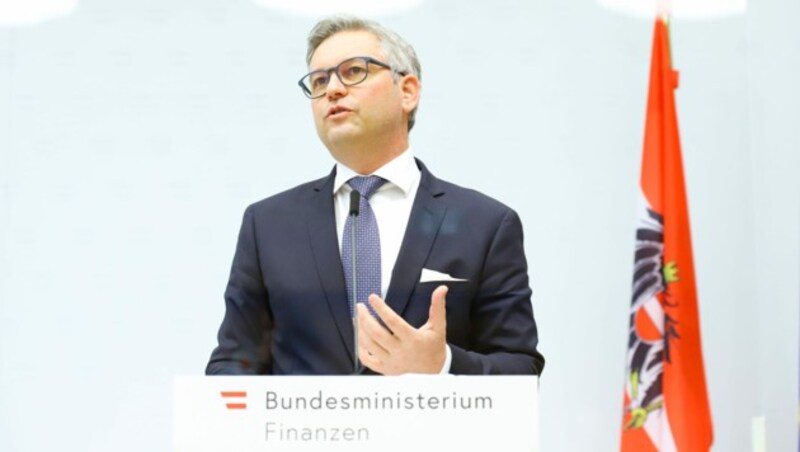 Finanzminister Magnus Brunner (Bild: APA/TOBIAS STEINMAURER)